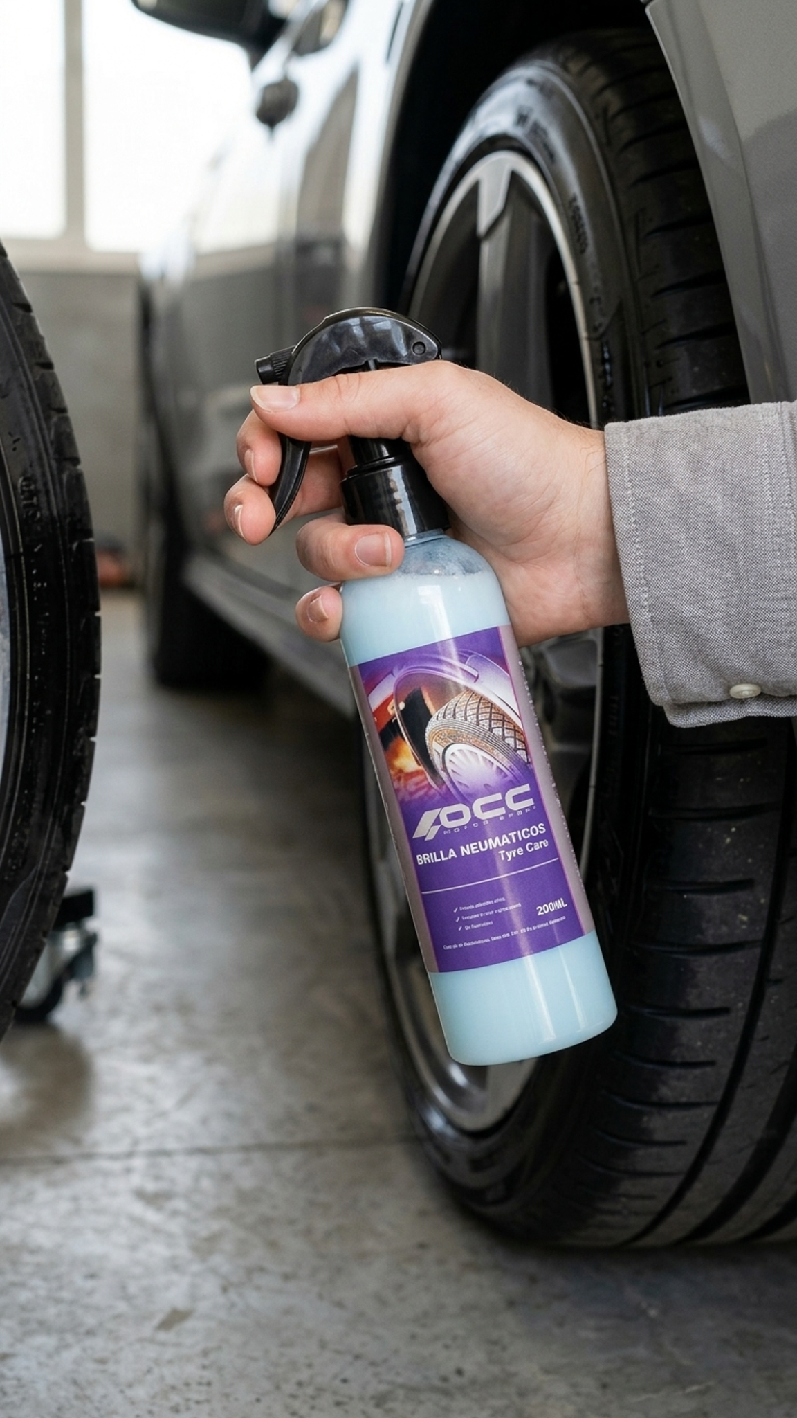 Polish Lustruire Anvelope OCC Motorsport 200ml - Contextual