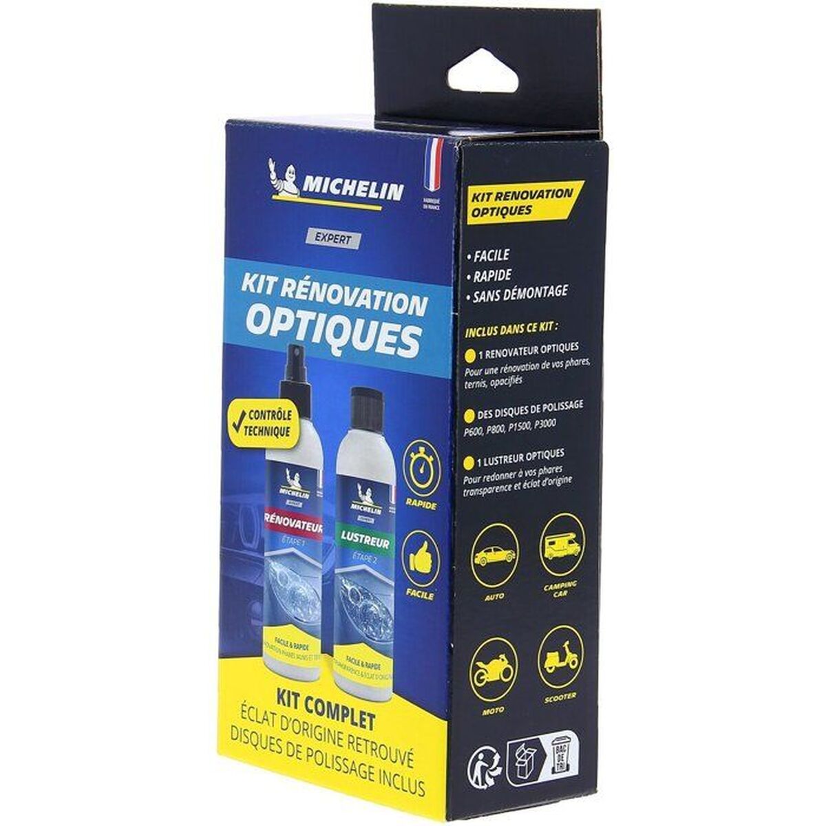 Restaurator Faruri Michelin 200ml - ambalaj unghi